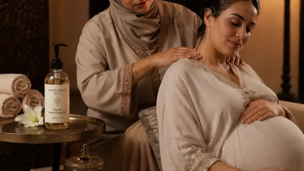 Massage Prénatal à Domicile Marrakech _ Soin Future Maman