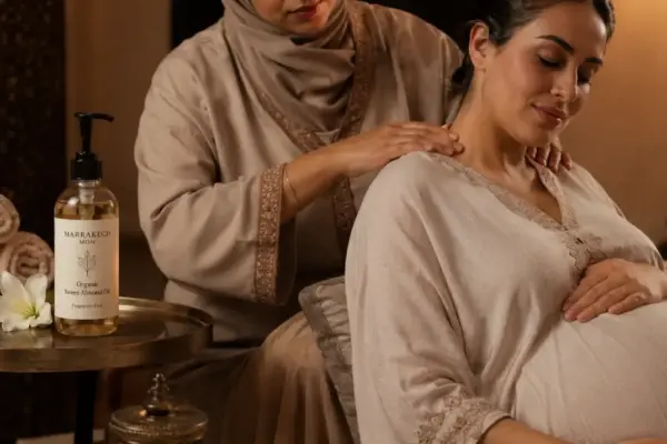 Massage Prénatal à Domicile Marrakech _ Soin Future Maman