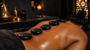 Massage aux Pierres Chaudes à Domicile Marrakech