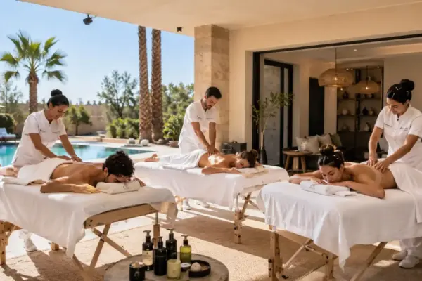Massage de Groupe à Domicile Marrakech