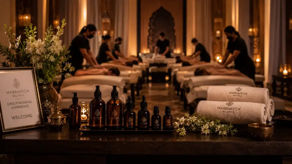 Massage de Groupe & Événements à Domicile Marrakech